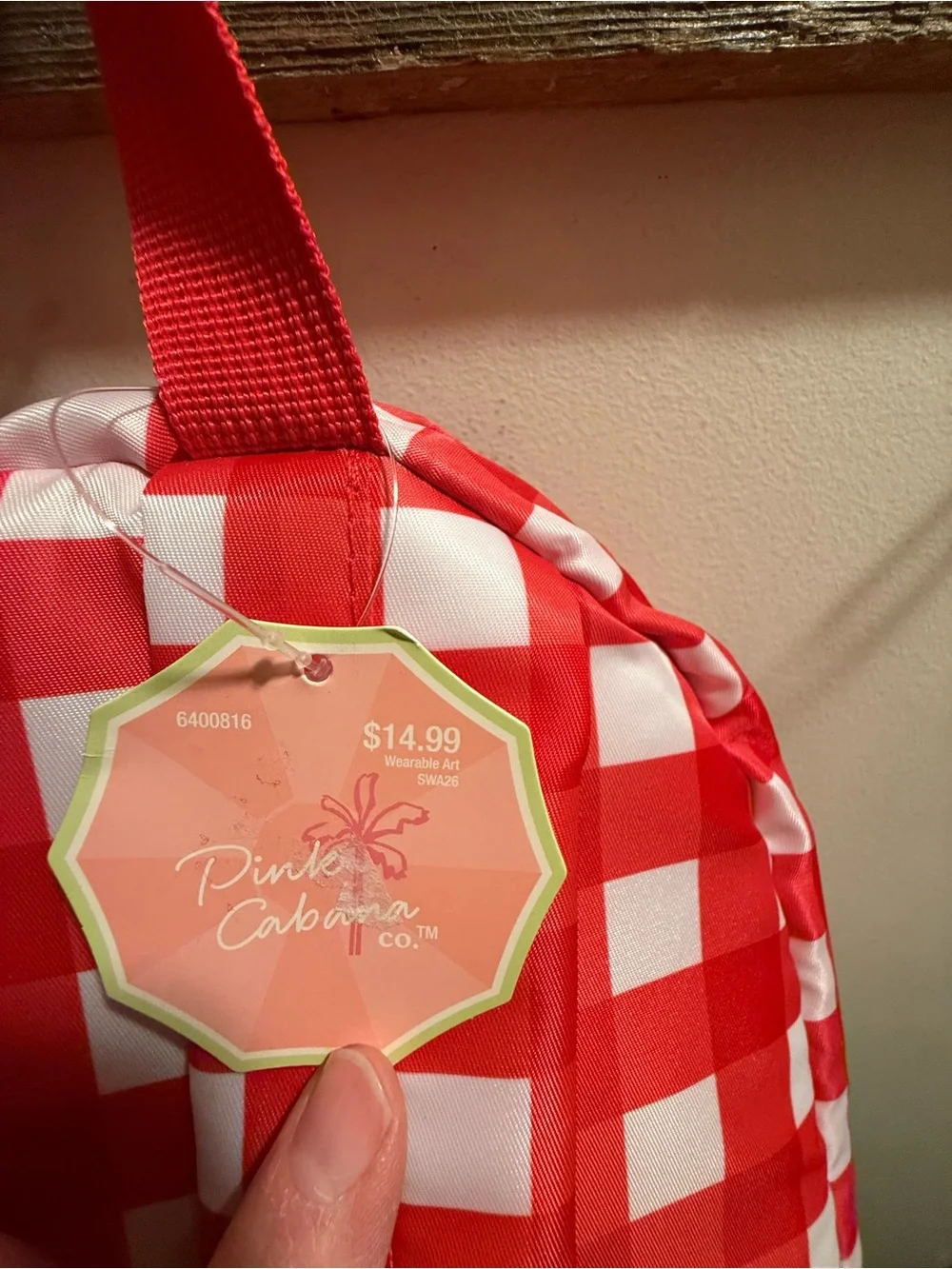 Pink cabana cute red